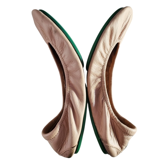 TIEKS By Gavrieli Light Pink Blush Leather Slip-On Classic Ballet Flat Slipper 9 - Picture 3 of 11